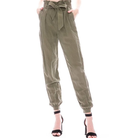 FRAME Paper Bag Trousers Size 8 - Picture 1 of 6